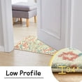 thumbnail image 5 of Wonnitar 2'x3' Bohemian Floral Medallion Area Rug,Oriental Distressed Small Bath Rug Country Vintage Doormat Faux Wool Non-Slip Washable Low-Pile Carpet for Bathroom Kitchen Laundry Room Decor, 5 of 7