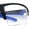 Black Blue, variant on ANSI Z87.1 Safety Glasses Clear Lens Lightweight Protective Eyewear UV400 Impact Resistant Wraparound Design Black Blue