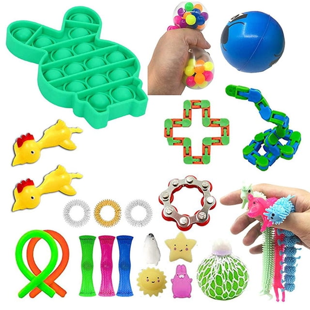 Surtido de juguetes especiales, juego de juguetes sensoriales, juguetes elásticos, juguete sensorial, durabilidad extendida
