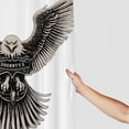 BCIIG White Eagle Bathroom Decor Set with Hooks, Colorful Luxurious