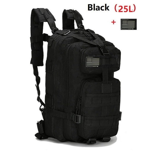Crossten 25L/50L Durable Army Military Tactical Backpack Large Molle Hiking  Backpacks Bags Business Men Waterproof Backpack 