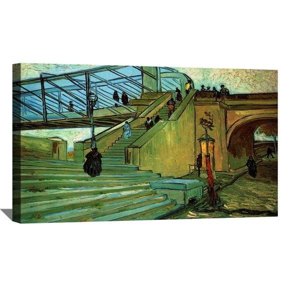 Vincent Van Gogh Painting Van Gogh The Trinquetaille Bridge Canvas Wall Art