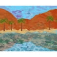 thumbnail image 2 of Green Leaf Art Beach Sensation Painting Print on Wrapped Canvas, 2 of 2