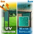 thumbnail image 4 of SUNRISEUMBRELLA 18' x 8.2' Universal Replacement Canopy Top Cover for Pergola Structure(Canopy Only)(Green), 4 of 5
