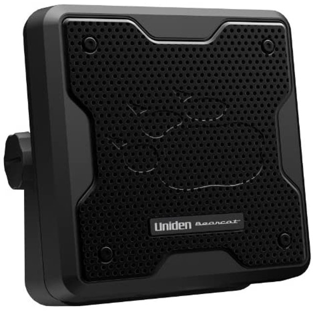 Altavoz Uniden comunicación externa 20 Watts p/Radios -Negro