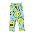 thumbnail image 4 of Fotbe Avocado and Hearts Women's Pajama Pants,Sleepwear Pants,Pj Bottoms Drawstring And Pockets-Medium, 4 of 9