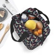 thumbnail image 4 of Lsque Bohemian Chicken Pattern Lunch Bag Women/Men Insulated Lunch Box,Small Leakproof Cooler Food Lunch Containers Reusable High Capacity Lunch Tote Bags, 4 of 6
