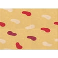 thumbnail image 1 of Ahgly Company Machine Washable Indoor Rectangle Transitional Orange Area Rugs, 6' x 9', 1 of 7