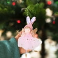thumbnail image 3 of TIELUTT Rabbit Hanging Doll Pendant for Home Festival Stain Glass Window Panel Large Stained Glass Hanger Large Stain Glass Panel round Stained Glass Windows for the Home Garland Beaded, 3 of 6