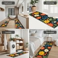 thumbnail image 5 of Pioneer Flower Floral Print Pattern Kitchen Rugs Sets Of 3,Kitchen Runner Rugs Non Skid Washable,Decorative Kitchen Floor Mats for Kitchen,Sink,Laundry,17"x30"+ 17"x47" + 17"x59", 5 of 6