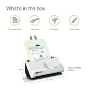Epson RapidReceipt RR-400W Wireless Duplex Compact Desktop Receipt and Document Scanner with Included Receipt Management and PDF Software for PC and Mac and Auto Document Feeder (ADF)
