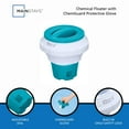 thumbnail image 3 of Mainstays Blue Floating Collapsible Pool Chlorine Dispenser for Up to 3 in Tablets, 3 of 11