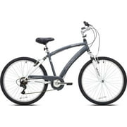 Kent 26 in. Ashbury Dual Suspension Bicycle, 7 Speed, Alloy Frame, Gray