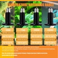 thumbnail image 6 of HeeHom 50W Ceramic Heat Emitter, Reptile Heat Lamp Bulbs, No Light Emitting Brooder Coop Heater for Amphibian Pet & Incubating Chicken, Black (2-Pack), 6 of 7