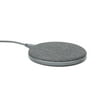 MOTILE? Qi Phone Charging Pad ? Fast Charge, Heather Charcoal