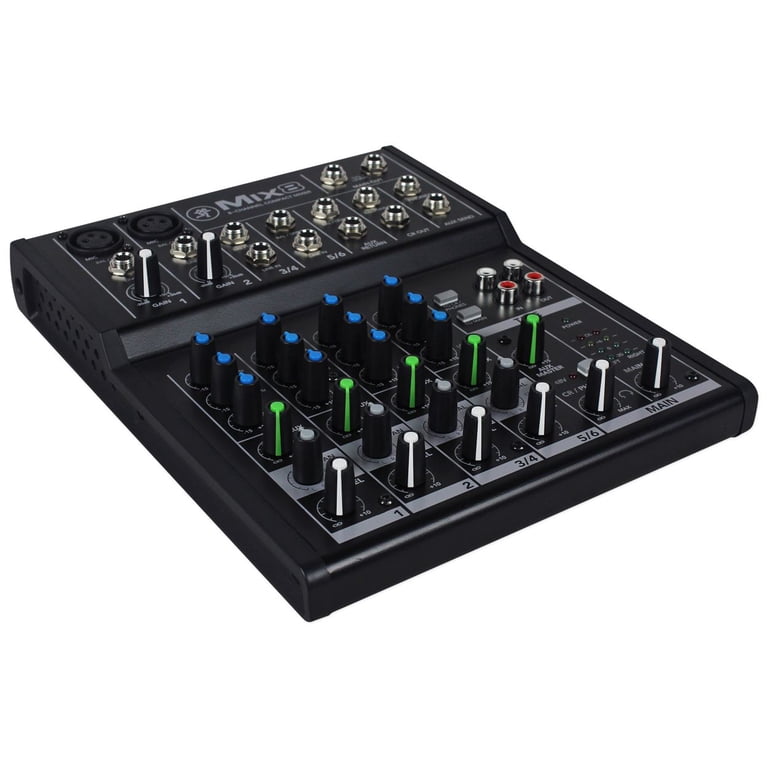 Mackie Mix8 8 Ch. Compact Mixer Constructed w/Durable Metal Chasis
