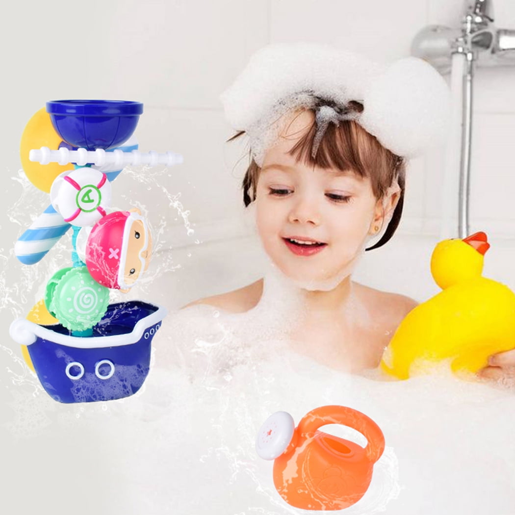 2PCS Kids Waterfall Toys Flowing Bath Water Toys Bathing Toys
