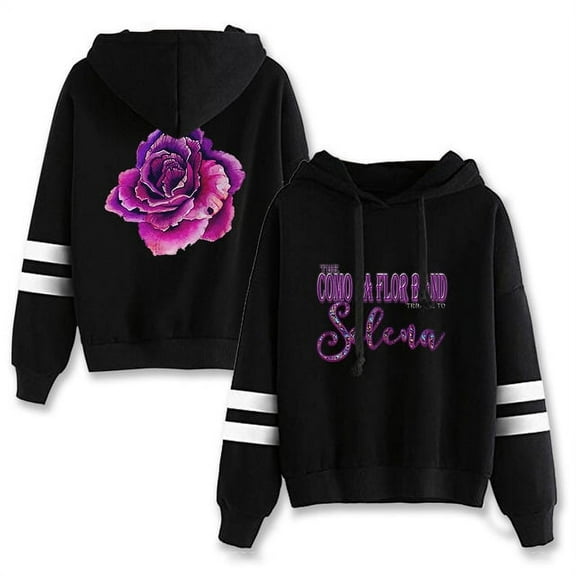Selena Hoodies Fashion Hooded Tops New Print Rose Quintanilla Women/Girs Sweatshirt non bag bar long sleeve Hoodie