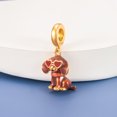 thumbnail image 2 of 925 Sterling Silver Cute Dog with Red Heart Sunglasses Dangle Charm for Bracelet Charms Necklace Pendants Jewelry, 2 of 5