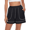 thumbnail image 2 of Jusfitsu Workout Sweat Shorts for Women High Waisted Gym Running Athletic Short with Pockets Casual, 2 of 7
