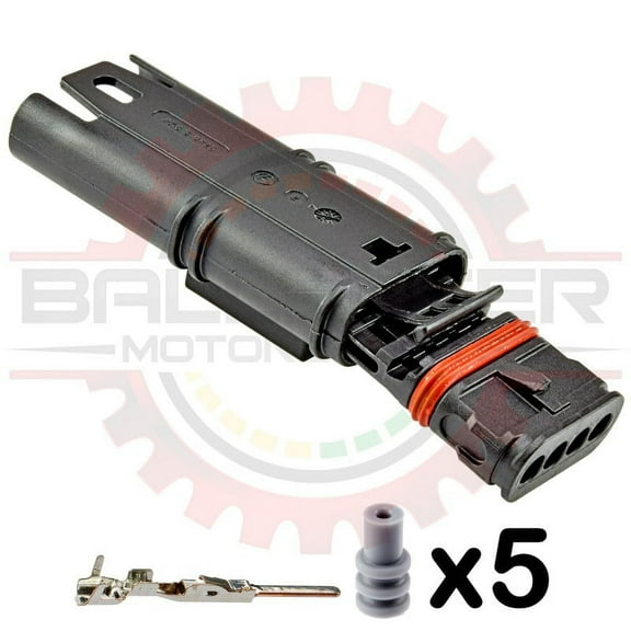 Ballenger Motorsports - 4 Way Connector Receptacle Kit Compatible with BMW Sensors