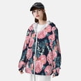 thumbnail image 3 of Lsque Rose Flowers UPF 50+ Lightweight Sun Protection Men's Women's Long Sleeve Shirt, Hoodie Performance -Large, 3 of 9