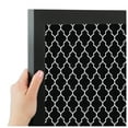 thumbnail image 4 of PinPix ArtToFrames 16x22 Custom Cork Bulletin Board Quatrefoil Black   Poster Board Has a Fabric Style Canvas Finish, Framed in Satin Black (PinPix-116), 4 of 6