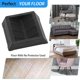 thumbnail image 4 of Paquete de 4 tapones para muebles con ruedas para todas las ruedas de muebles, negro Afortunado Sencillez, 4 of 5