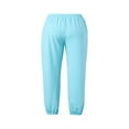 thumbnail image 4 of Women‘s Loose Sweatpants Elastic Waist Drawstring Solid Jogger Pants, 4 of 6