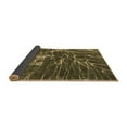 thumbnail image 2 of Ahgly Company Indoor Round Abstract Brown Modern Area Rugs, 5' Round, 2 of 4