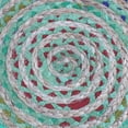 thumbnail image 3 of Simpli Home Margo Boho Round Pouf in Green Braided Jute, 3 of 3