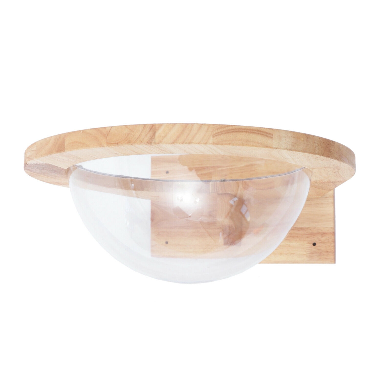 Wall-Mounted Cat Shelf Sleep Bed Rubber Wood Cat Space Capsule Climbing Frame