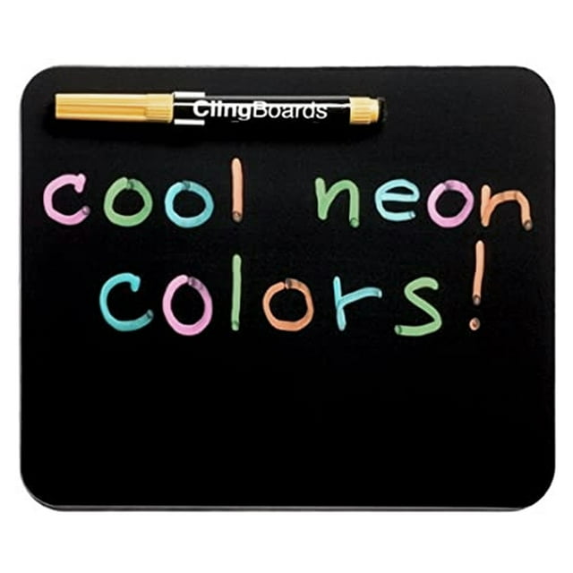 Recordatorios y horarios de Clingboard Blackboard Negro pequeño / mediano Clingboard CLINGBOARDBLSMALL