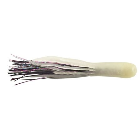 Apex Tackle 1.5 Tinsel Tube Glow 10pk Soft Baits