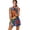 Hippie Vintage Floral, variant on Yuyamidu Hippie Vintage Floral Golf Dress for Women Size XS with Built-in Shorts Active Exercise Athletic Dresses for Women Zipper Collared Sports Activewear Dress with Pockets