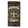 thumbnail image 1 of Toalla de playa Northwest New Orleans Saints 76x152 cm a rayas, 1 of 3