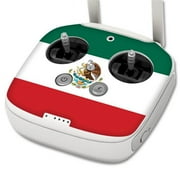 MightySkins DJPH3PROCO-Mexican Flag Skin for Dji Phantom 3 Professional Quadcopter Drone Controller Wrap Cover Sticker - Mexican Flag
