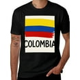 thumbnail image 2 of T-shirt Flag Of Colombia  Soft Cotton Adult Heat-Transfer Graphic T-Shirt - 180g Breathable Fabric, Unisex Summer Casual Wear with Durable Heat-Printed Design, 2 of 10