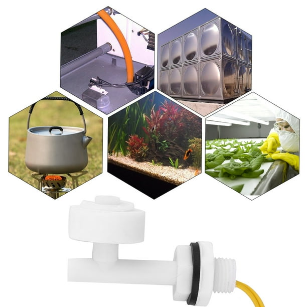 Controlador de nivel de líquido, DC220V Sensor de nivel de agua líquida para pecera Interruptor de nivel de líquido para botes de alta capacidad