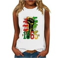 thumbnail image 2 of LEBONYARD Womens Tank Tops Plus Size,Women's Casual Independence Day Sleeveless Round Neck Top White XXXXL, 2 of 4