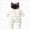 White, variant on 6-12 Months Newborn Baby Winter Snowsuit Fleece Lined Hooded Footed Romper With Cute Bear Ears Infant Zipper Padded Jumpsuit One-Piece Footed Romper Newborn Gift