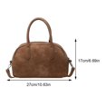 thumbnail image 2 of Bolso de hombro a la moda para mujer, de piel sintética de Color sólido, elegante bolso cruzado con correa ajustable, bolso de viaje Retro para viajes y vacaciones, 2 of 6