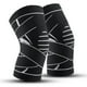 thumbnail image 1 of Dinheiro 2 rodilleras profesionales para dolor de rodilla con correas ajustables, soporte de compresión (negro), 1 of 6