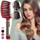 thumbnail image 2 of 2pcs Curved Massage Hair Combs - Anti-Static Boar Bristle Scalp Massage Comb for Hair Detangling and Curly Hair Styling, 2 of 5