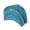 Cyan, variant on Solid Braided Turban Cap for Women - Milk Silk Head Wrap with Pearl Beads, Stretchy Pre-Tied Hijab Cap for Daily Wear & Special Occasions Cyan