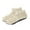 White, variant on Fuzzy Slipper Socks for Women with Grippers, House Slippers Non- Fuzzy Thermal Socks (Red One Size)