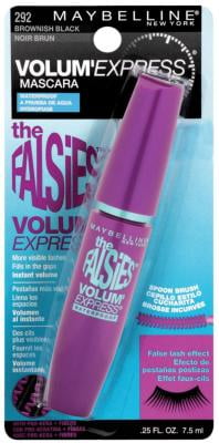 Maybelline New York Volum' Express The Falsies Waterproof Mascara, Brownish Black [292] 0.25 oz