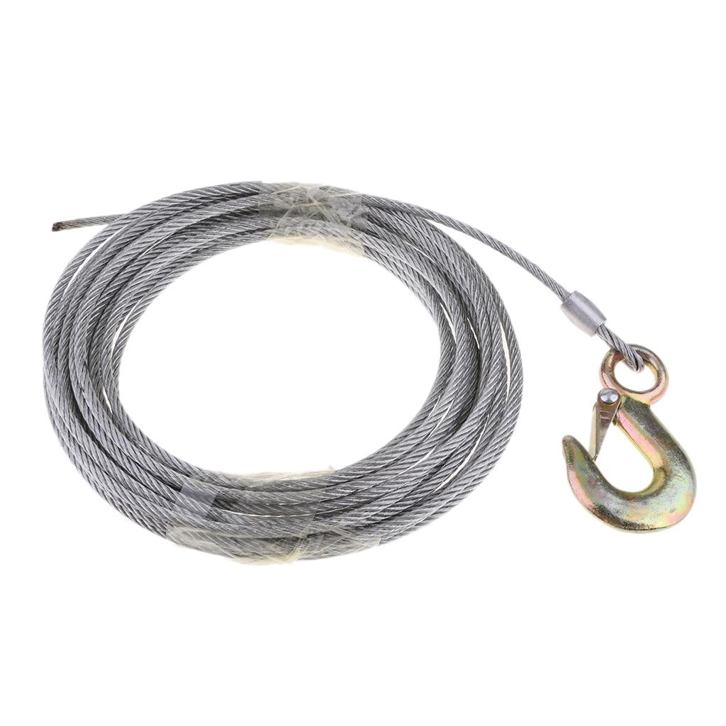 1 Piece Boat Trailer Winch Rope Winch Cable Steel Cable Steel Wire 5mm
