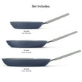 thumbnail image 4 of Tramontina EveryDay 3 Pk Ceramic Fry Pans Blue - Bering Sea, 4 of 9