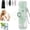 Green, variant on New Bottle with Smart Fan,2-in-1 Water Bottle with Built-In Foldable Fan,690 Ml Dual-Drink Water Cup with Detachable Mini Fans 3 Speeds, Leakproof Lid Straw,for Travel Hiking Commute Outdoor (Green)